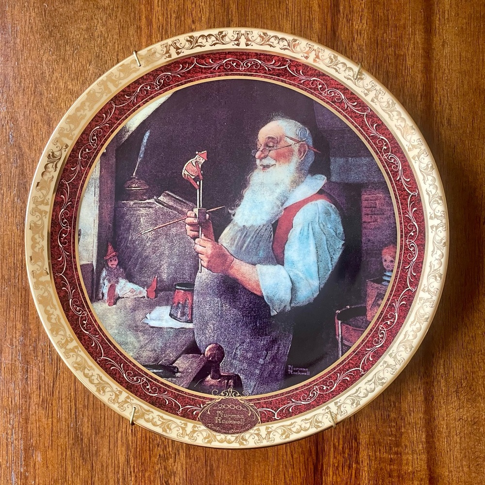 Norman Rockwell Christmas Collector’s Plate